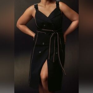 💙Anthropologie  Maeve Trench Midi Dress 👗